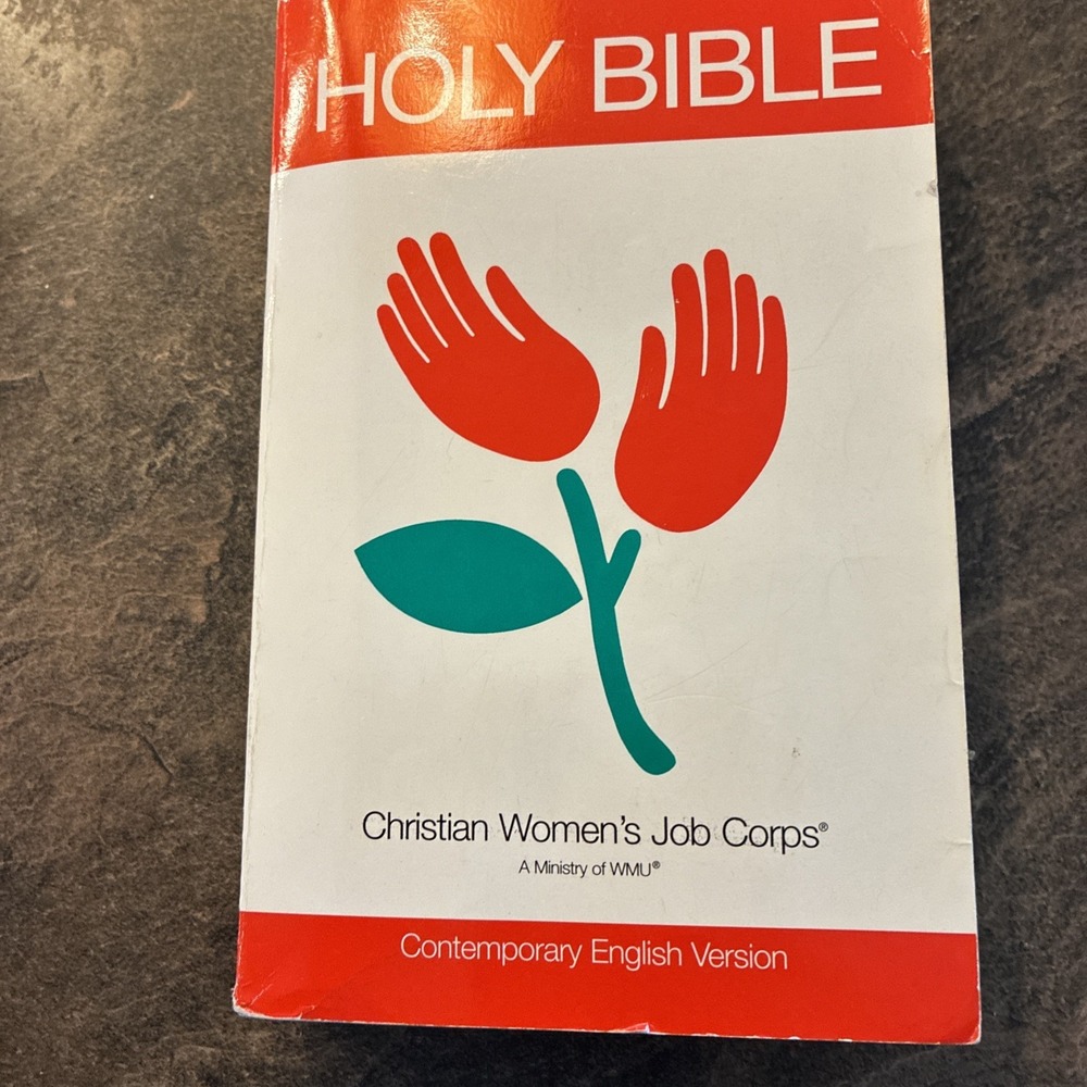 Vtg 1995 christian womens job corps holy bible contemporary english version WMU